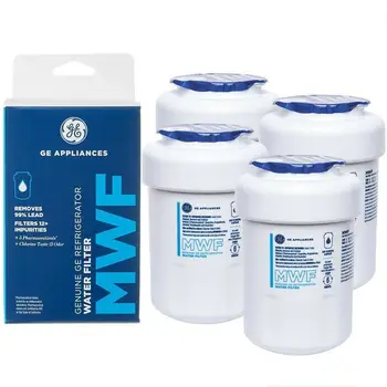 1-4 упаковки Подходят для холодильника GE MWF Фильтр для воды Заменяйте каждые 6 месяцев для достижения наилучших результатов Замена НОВОЙ