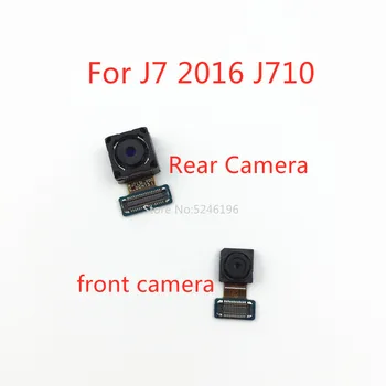 1 шт. Оригинальная Задняя большая Основная камера заднего вида Модуль фронтальной камеры Гибкий Кабель Для Samsung Galaxy J7 2016 J710 J710F J710FN Замена Детали