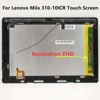 10,1 FHD ЖК-дисплей с Сенсорным экраном Мониторы Дисплей Панель 5D10M61141 5D10L13917 Для Lenovo Miix 310-10ICR Замена Экрана