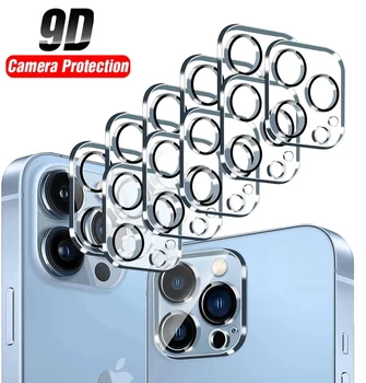 10/20 штук Защитное стекло для объектива камеры 9D Для iPhone 11 12 13 14 Pro Max, защитная пленка для экрана объектива телефона с полным покрытием