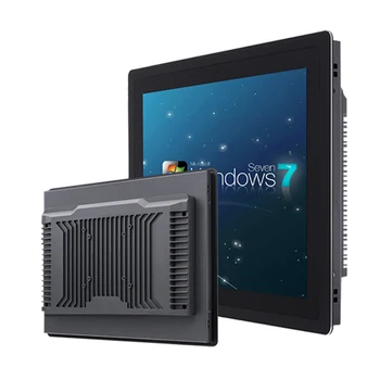 12,1-дюймовый встроенный промышленный мини-компьютер с емкостным сенсорным экраном All-in-one PC с WiFi RS232 Com 1024*768 Win10 PRO Linux