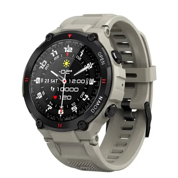 2022 Новые 400 мАч сверхдлинного ожидания мужские Спортивные часы на открытом воздухе Отслеживание фитнеса Мониторинг сердечного ритма Водонепроницаемые Bluetooth Smartwatch