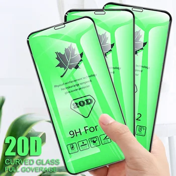 20D Закаленное Стекло Для iPhone 14 13 12 11 Pro Max 7 8 Plus Защитная Пленка Для экрана Для iPhone 13 Mini X XR XS MAX Full Cover Glass