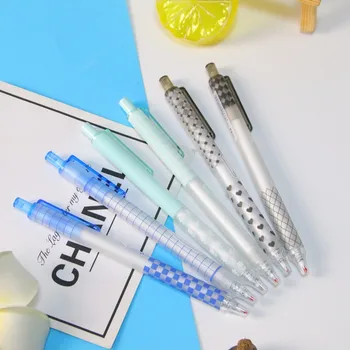 24 шт. (4 комплекта), гелевая ручка для печати, набор ручек-роллеров для студентов ST Head Color, Креативные Канцелярские принадлежности оптом