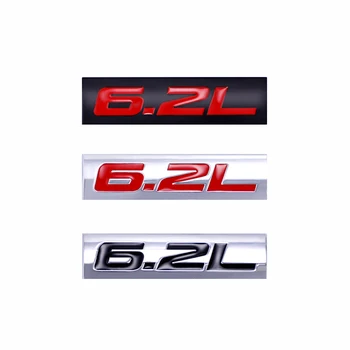 3D 6.2L Металлическая Автомобильная Эмблема Наклейка на Багажник Аксессуары Инструменты Mini Cooper Наклейка для Mazda 3bl Bmw F10 Bmw F30 2019 Honda Accord