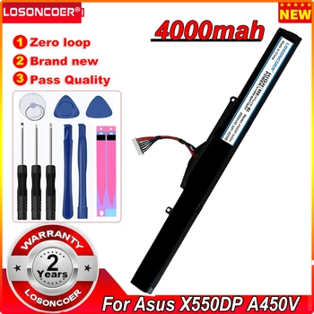 4000 мАч Аккумулятор Для ноутбука Asus X550DP A450V K550E X750J A550D K751L X751L F450 P750LB X751MA F450C R752L X751MD F450E R752MA
