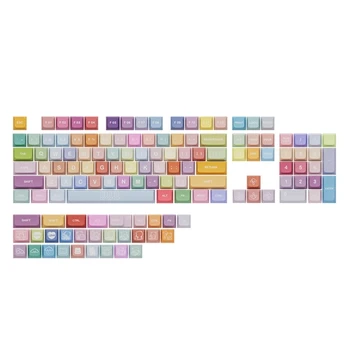 40GE 133 Gummy XDA Keycaps Сублимация красителя PBT для механической клавиатуры