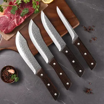 5cr15 Нож для разделки костей из нержавеющей стали, Мясницкий нож, Кухонный Нож для разделки мяса, Походный нож