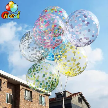 5шт 20-дюймовых хрустальных шариков в горошек, Прозрачный Воздушный шар Bobo, Украшения для Свадьбы, Дня рождения, Детские игрушки Globos Baby Shower