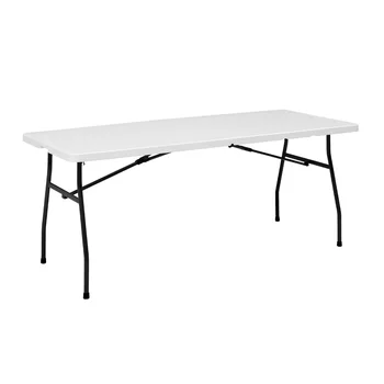 6-футовый складной стол из белого гранита
