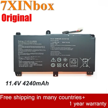 7XINbox 11,4 V 48Wh 4240mAh B31N1726 Замена Батареи для Ноутбука ASUS FX80GE FX80GM FX504GE FX505DY TUF565GD TUF565GE PX504GD