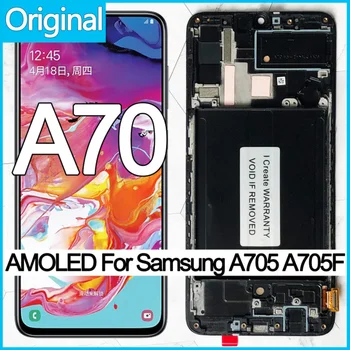A705 ЖК-дисплей Для Samsung Galaxy A70 2019 OLED ЖК-дисплей с Сенсорным экраном, Дигитайзер В Сборе Для Samsung A705 A705F/D SM-A705F С Инструментами