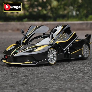 Bburago 1:18 Модель спортивного автомобиля из сплава Ferrari FXX K с Высокой Имитацией, Литые под давлением Металлические Игрушечные Транспортные Средства, Коллекция Моделей автомобилей, Подарки для детей