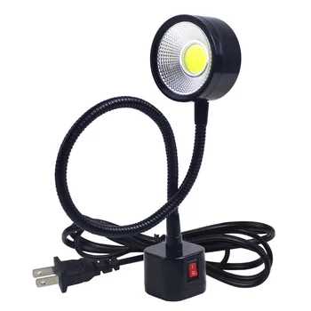 COB LED Супер Яркий Светильник для Швейной Машины Для Одежды Многофункциональный Гибкий Магнит Рабочая Лампа для Верстака Токарный Сверлильный Станок
