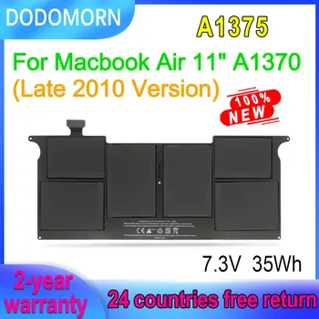 DODOMORN Новый Аккумулятор для Ноутбука A1375 Macbook Air 11 