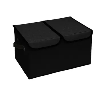 J1991 Коробка для отделки одежды из хлопчатобумажной и льняной ткани с двойным покрытием, Складная коробка для хранения