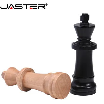 JASTER лидер продаж USB 2.0 creativo Китайские шахматы Внешний Накопитель USB флэш-накопитель 4 ГБ 8 ГБ 16 ГБ 32 ГБ 64 ГБ деревянная флешка подарок