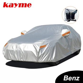 Kayme Водонепроницаемые Полные Автомобильные Чехлы Защита От Солнца Пыли Дождя Автомобильный Чехол Авто Внедорожник Защитный Для Mercedes Benz W203 W211 W204