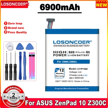 LOSONCOER 6900 мАч C11P1502 Аккумулятор Для ASUS ZenPad 10 Z300M Z300CG Z300C Z300CL P023 P01T 10,1 Батареи