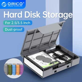 ORICO SSD M.2 Защитный чехол Жесткий Футляр Коробка с Этикеткой для 2,5 /3,5 дюймового жесткого диска SSD HDD Чехол Водонепроницаемый Ящик Для хранения