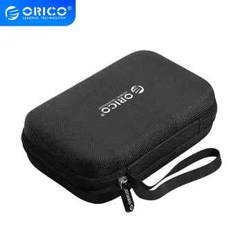 ORICO Сумка для хранения, Переносная сумка для защиты жесткого диска, сумка для наушников, аксессуары, чехол для 2,5 жесткого диска, USB-кабель, блок питания