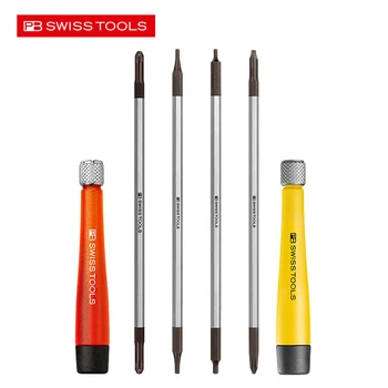 PB SWISS TOOLS Сменная ручка для отвертки со сменными лезвиями, многоразрядные длинные двухсторонние вставки, Отвертки № 53