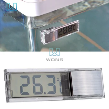 quarium Цифровой Дисплей Беспроводной Термометр Жидкокристаллический Перспективный Аквариум Для Рыб Электронный Измеритель Температуры воды Lk-50