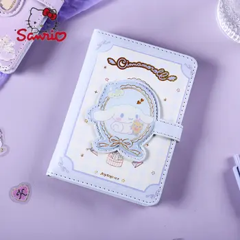 Sanrio Good Time Plan Записная Книжка с Милой Мультяшной формой и магнитной пряжкой, Записные книжки для дневника A6
