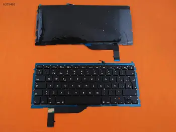 SP Клавиатура для ноутбука Apple Macbook Pro A1398 ЧЕРНАЯ с подсветкой