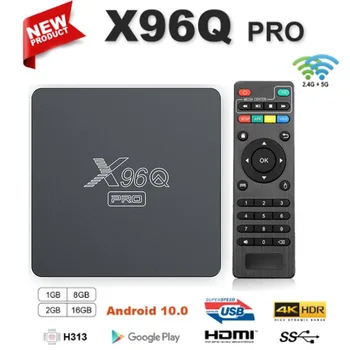X96q Pro телеприставка Quanzhi h313 внешняя торговля TV box 4K WiFi Android TV box TV B