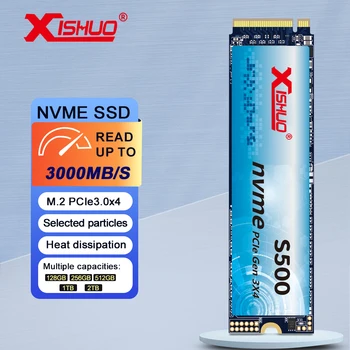XISHUO SSD M2 512GB NVME SSD 1 ТБ 128 ГБ 256 ГБ 500 ГБ SSD M.2 2280 PCIe3.0 Жесткий диск Внутренний твердотельный накопитель для Ноутбука
