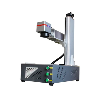 Yun YiJewelry Лазерный гравировальный станок, Портативная волоконно-лазерная маркировочная машина Цена с кольцевыми вращающимися бесконтактными сверлами