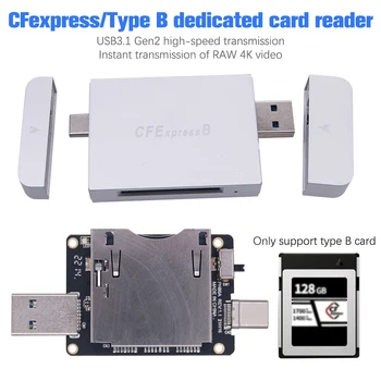 Адаптер для карт памяти CF Express USB 3.1 Type B Конвертер Высокоскоростной Встроенный Кардридер R6 R5 Z7 Z6