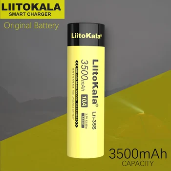 Аккумулятор LiitoKala 18650 Lii-35S Lii-31S 3,7 В, литий-ионный аккумулятор емкостью 3500 мАч 3100мА для устройств с высоким расходом.