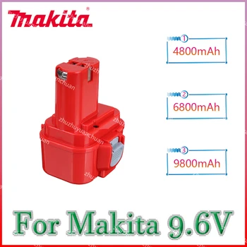 Аккумуляторные батареи емкостью 4800 мАч для отвертки Makita 9,6 В, электроинструменты Bateria PA09 9120 9122 9134, батарея для отверток