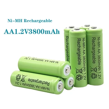 Батарея 3800mAh AA 1.2V Ni-MH аккумуляторная батарея для игрушечного пульта дистанционного управления Аккумуляторные батареи AA 1.2v 3800mah