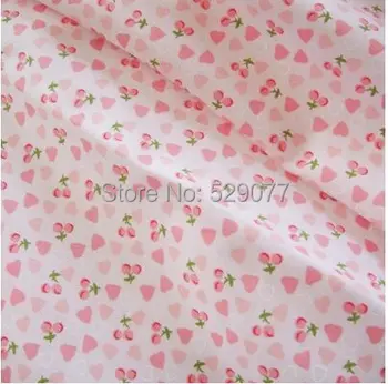 Бесплатная доставка розовый цвет tilda love baby хлопчатобумажная ткань постельное белье Толстая четверть квилтинга текстильная ткань для швейного ремесла