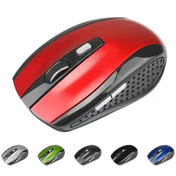 Беспроводная Мышь Эргономичная С USB-Приемником Игровая Мышь 1600 точек на дюйм 6 Кнопок Оптическая Для Macbook Gamer Mice Компьютерная Мышь 2,4 ГГц