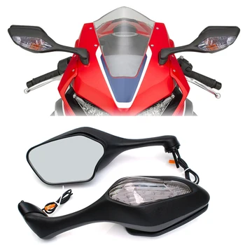 Боковые Зеркала заднего вида Мотоцикла со Светодиодным Указателем поворота Для Honda CBR1000RR CBR 1000 RR 2008-2016 2009 2010 2011 2012 2013