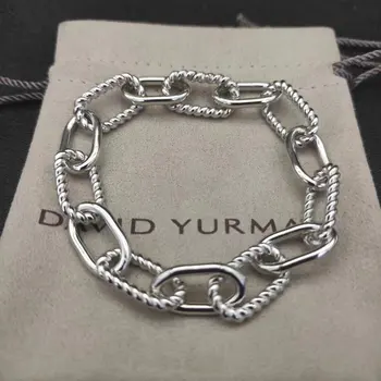 Брендовые ювелирные изделия David Y Copper, Модная цепочка на запястье для женщин и браслет для мужчин
