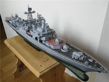 Бумажная модель ракетного эсминца Harlem Russia Dreadnought Admiral Liefuqinke
