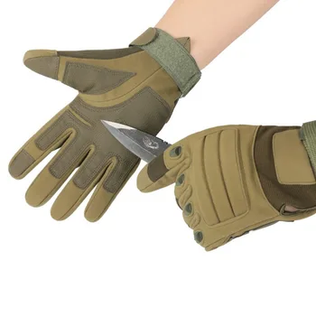 Военные армейские перчатки для стрельбы без пальцев, мужские тактические перчатки на половину пальца, противоскользящие Велосипедные перчатки для спорта на открытом воздухе, Перчатки для верховой езды