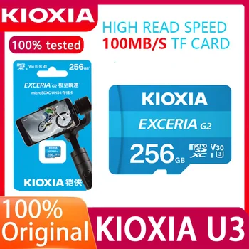 Высокоскоростная флеш-карта KIOXIA Exceria 256GB V30 A1 U3 C10 Full HD Memory MINI SD Card