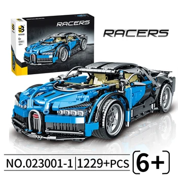 Городские скоростные гонки Bugatti Kailong difficult challenge MOC technology 42083 блочная модель игрушки строительные блоки детские подарки