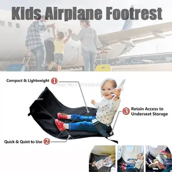 Детская подставка для ног в самолете, Детская кровать для путешествий, Удлинитель сиденья в самолете, Подставка для ног для детей, Детские Педали, Гамак для ног