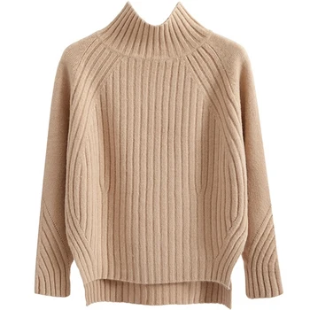 Дешевая оптовая продажа 2021, весна-осень, новый модный повседневный теплый приятный женский свитер, женский винтажный свитер Vt226