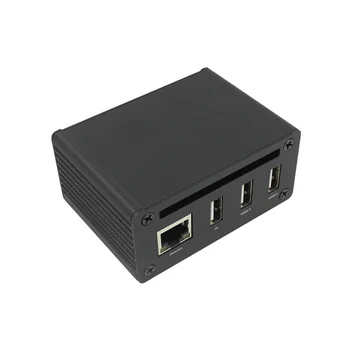 Для Raspberry Pi Zero W/2 Вт Плата расширения Gigabit Ethernet + Алюминиевый Корпус USB-Ethernet USB-концентратор RJ45 HAT Type-C Zero