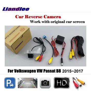 Для Volkswagen VW Passat B8 2015 2016 2017/Не подходит B5 B6 B7 CC Автомобильная Камера для парковки Заднего Хода HD CCD Аксессуары