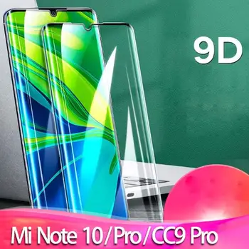 Закаленное стекло для Mi Note 10 (mi cc9 pro) Защитная пленка Glas с полным покрытием для экрана Xiaomi note 10 Redmi Not 8 8t 10 Mi