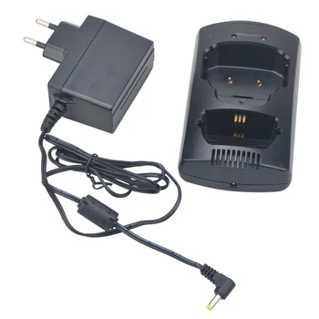 Зарядная станция 1 + 1 Настольное Зарядное устройство с адаптером переменного тока для Sepura STP8000 STP8100 STP8038 STP9000 STP9100 STP9x00 SC20 SEP8040